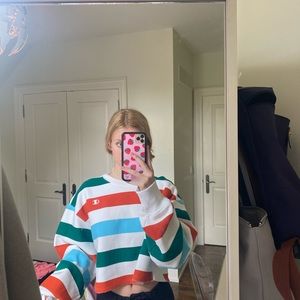 Cropped champion crew-neck